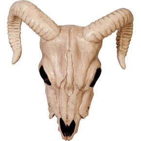 Crazy Bonez Faux Taxidermy 10 Point Buck Deer Skull Hanging Wall Decor, 21.5" Wide, Living Room