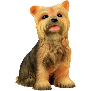 Yorkshire Terrier Puppy / Dog - Yorkie Statue Figurine Sculpture Model