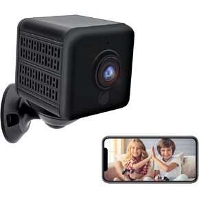 Spy Camera Hidden Camera,Mini Security Wireless Camera,HD 1080P Nanny Cam,AI Motion Detection,150 Days Standby Battery Life，Mini Cam for Indoor Security,Baby(Black)