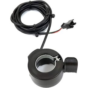 RICETOO Electric Bicycle Accessories WUXING 130X Thumb Throttle 12-72V SM/Waterproof Plug E-Bike Right Hand Accelerator. (130X SM Plug)