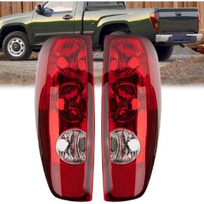 Tail Lights Assembly Compatible with Chevrolet 2004-2012 Colorado 2004-2012 GMC Canyon Rear Brake Lamps w/Lens & Housing Only Replace# GM2800164 19417444 20825943