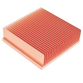 Pure Copper Heatsink 2.36 x 2.36 x 0.79 inch / 60 x 60 x 20 mm Skiving Fin Heat Sink Radiator for Electronic CHIP LED Cooling