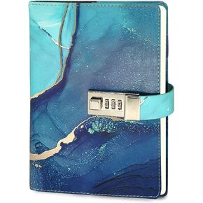 Diary with Lock for Girls and Women 240 Pages Adorezyp Notebook for Girls ages 8-12 - Kids Journals for Writing, Self-Expression & Creativity– Journal with Lock Includes Leather Journal Notebook,