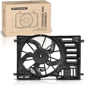 A-Premium Engine Radiator Cooling Fan Assembly Compatible with Select Ford Models - Escape 2013 2014 2015 2016, 2.0L - with Motor, Replace# CV6Z8C607S, CV6Z8C607C