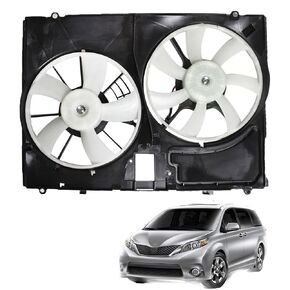 munirater Radiator Cooling Fan Replacement for 2006-2010 Sienna 163630P110 TO3115158 622080 620-574 163630P110-PFM