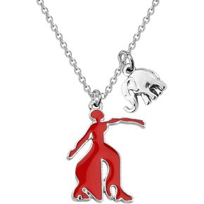Sorority Gifts Elephant Charm Key Chain Jewelry for For Women Girls