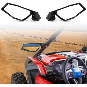 RZR PRO Side Mirrors,CPOWACE Adjustable HD Rear View Mirror Compatible with Polaris RZR Pro XP R/Turbo R 4 2020-2023 Accessories,Folding RearView Racing Mirrors Replace for 2883762
