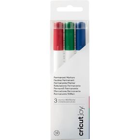 Cricut Joy Permanent Markers | Black | 3-Pack | for use with Cricut Joy