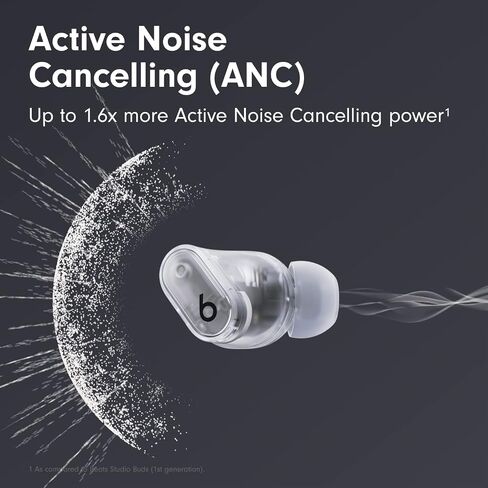 Beats Studio Buds + True Wireless Noise Cancelling Earbuds - Transparent (Renewed) in Saudi Arabia
