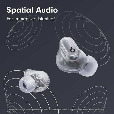 Beats Studio Buds + True Wireless Noise Cancelling Earbuds - Transparent (Renewed) in Saudi Arabia