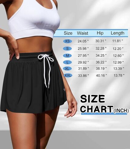 Womens Flowy Athletic Shorts Workout Running Butterfly Shorts Gym Yoga Comfy Summer Cute Shorts with Inner Pockets in Saudi Arabia