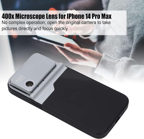 عدسة مجهر 400x، محولات عدسة المجهر، عدسة مجهر صغيرة عالية الدقة للهاتف iPhone 14 Pro Max للأطفال والكبار in Saudi Arabia