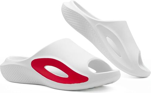 Cloud Slippers for Men Pillow House Slippers Shower Shoes Indoor Slides Sandals Non Slip Thick Sole Quick Drying Slides Comfy Beach Open Toe Slide Sandals in Saudi Arabia