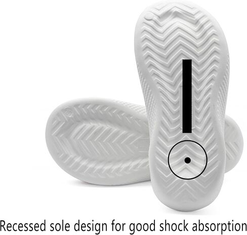 Cloud Slippers for Men Pillow House Slippers Shower Shoes Indoor Slides Sandals Non Slip Thick Sole Quick Drying Slides Comfy Beach Open Toe Slide Sandals in Saudi Arabia