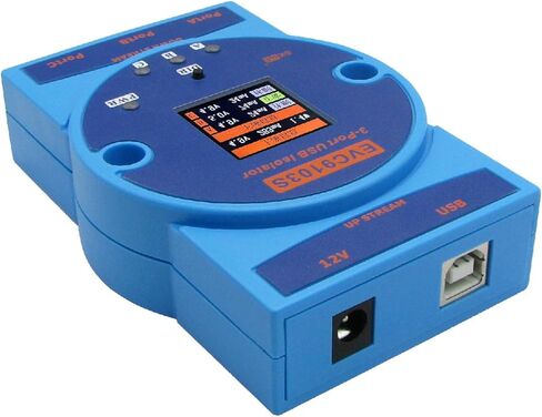 Industrial Grade High Speed USB2.0 Isolator 1 to 3 Ports USB Isolated Hub Max Speed Up to 480Mbps (EVC9103B) in Kuwait