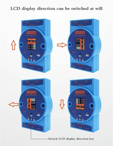 Industrial Grade High Speed USB2.0 Isolator 1 to 3 Ports USB Isolated Hub Max Speed Up to 480Mbps (EVC9103B) in Kuwait
