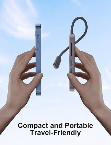 موزع USB C لأجهزة الكمبيوتر المحمول، مع HDMI 4K@30 هرتز، محول Lyare 6 في 1 USB-C مع 3 منافذ USB 3.0، 100 وات PD-in، قارئ بطاقة SD، لجهاز MacBook Pro/Air، iPad Pro، USB-C أجهزة الكمبيوتر المحمولة (الصاعقة 3 و 4). in Kuwait