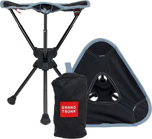 GRAND TRUNK Compass 360 UC Stool, Full Swivel, Ultra Compact, Easy Setup & Packable for Outdoors, Work & Play (Storm) in Saudi Arabia