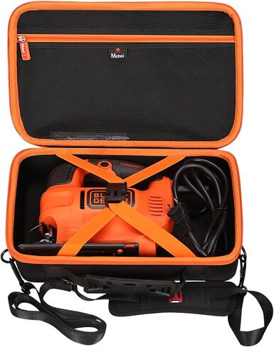 Mchoi حافظة صلبة مناسبة لمنشار الرقصة BLACK+DECKER 4.5 -Amp BDEJS300C، حافظة واقية لحمل منشار الرقصة مقاومة للماء والصدمات، حافظة فقط in Saudi Arabia