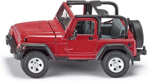 Siku 4870, Jeep Wrangler Off-Road Vehicle, 1:32, Metal/Plastic, Red, Ackermann Steering in Saudi Arabia