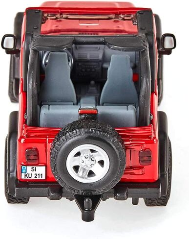 Siku 4870, Jeep Wrangler Off-Road Vehicle, 1:32, Metal/Plastic, Red, Ackermann Steering in Saudi Arabia