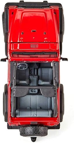 Siku 4870, Jeep Wrangler Off-Road Vehicle, 1:32, Metal/Plastic, Red, Ackermann Steering in Saudi Arabia