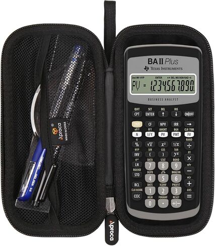 Aproca Hard Travel Storage Carrying Case for Texas Instruments BA II Plus Financial Calculator in Saudi Arabia