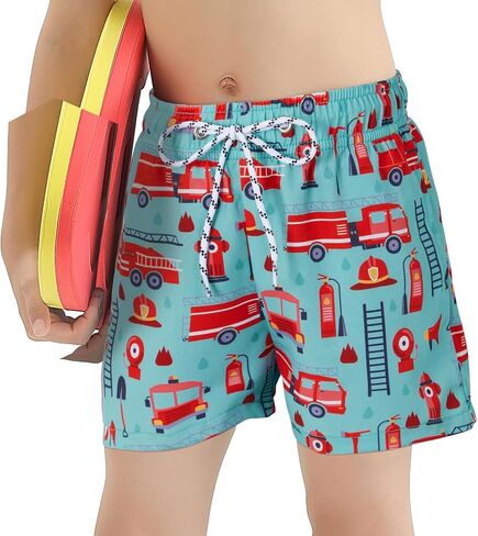 American Trend Boys Swim Trunks with Compression Liner Swim Shorts Quick Dry Swimsuit Swimwear Bathing Suit Kids Youth Short in Saudi Arabia
