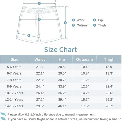 American Trend Boys Swim Trunks with Compression Liner Swim Shorts Quick Dry Swimsuit Swimwear Bathing Suit Kids Youth Short in Saudi Arabia