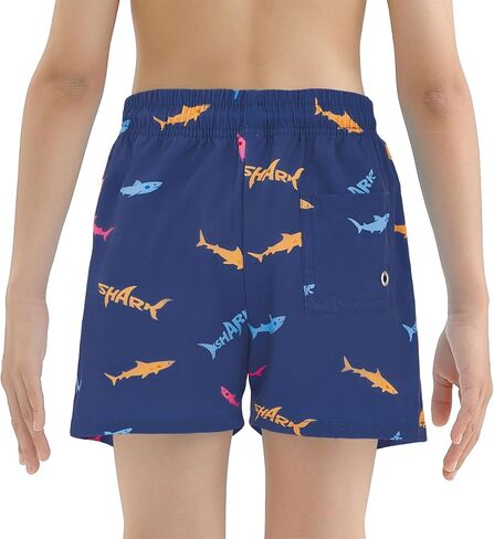 American Trend Boys Swim Trunks with Compression Liner Swim Shorts Quick Dry Swimsuit Swimwear Bathing Suit Kids Youth Short in Saudi Arabia