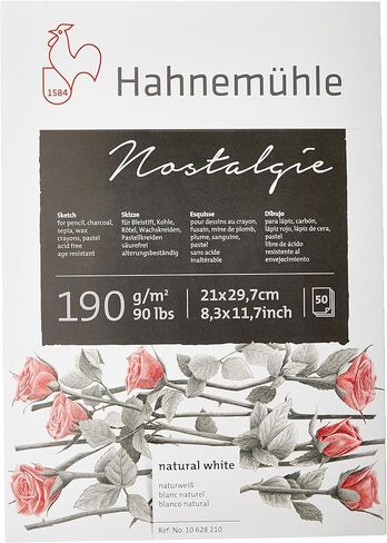 لوحة رسم نوستالجي 190 جرام لكل متر مربع A4 50 فلوريدا in Kuwait