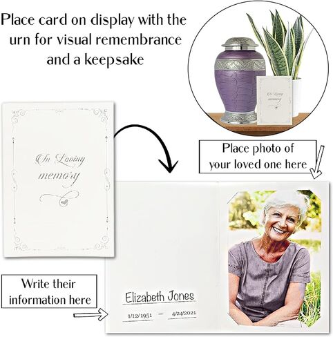 Pearl White Urn for Human Ashes, Matching Keepsake Urns Available, Several Color Choices, Adult Memorial Urns for Mom, Urns for Dad, Husband or Wife, Funeral Cremation Urn in Kuwait