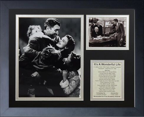 مجموعة صور مجمعة بإطار من Legends Never Die It's A Wonderful Life، مقاس 11 × 14 بوصة in Saudi Arabia