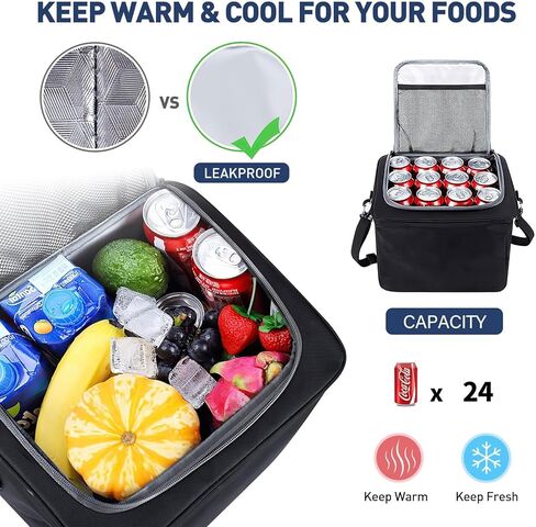 Car Trunk Storage Organizer, Collapsible Trunk Organizer with Leakproof Insulated Cooler Bag for SUV, Sedan, Truck, Minivan, Auto in Kuwait