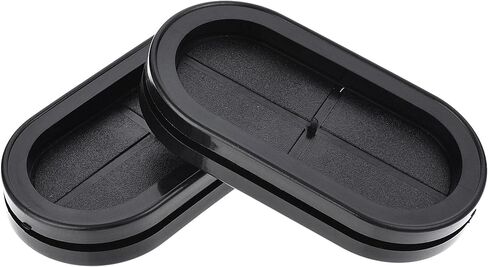 uxcell Rubber Grommet Oval Double-Sided Mount Size 83 x 40 mm for Wire Protection 10pcs in Saudi Arabia