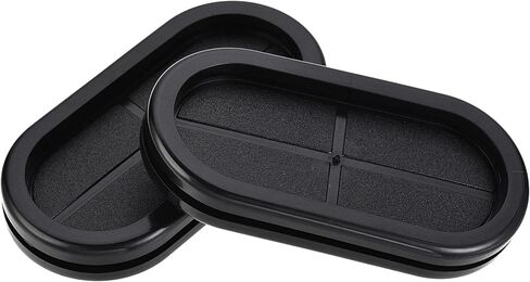 uxcell Rubber Grommet Oval Double-Sided Mount Size 83 x 40 mm for Wire Protection 10pcs in Saudi Arabia
