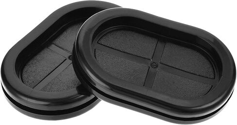 uxcell Rubber Grommet Oval Double-Sided Mount Size 83 x 40 mm for Wire Protection 10pcs in Saudi Arabia