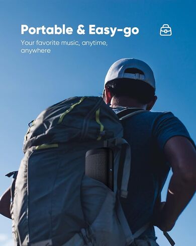 IPX5 Waterproof Bluetooth Speaker, 24H Playtime, TWS Pairing - Portable Wireless Speaker 2 Pack in Kuwait