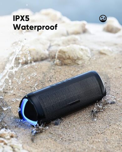 IPX5 Waterproof Bluetooth Speaker, 24H Playtime, TWS Pairing - Portable Wireless Speaker 2 Pack in Kuwait
