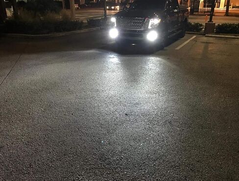 iJDMTOY مجموعة مصابيح الضباب الشفافة مع مصابيح زينون بيضاء 15-SMD LED، أغطية الحافة، مفتاح تشغيل/إيقاف، مرحل الأسلاك متوافق مع 2017-2019 Nissan Titan، Titan XD in Kuwait