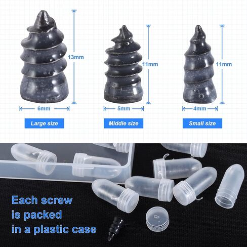 مجموعة إصلاح الإطارات، مسمار إصلاح الإطارات، سدادة لولبية الإطارات، 22 قطعة من الأظافر المطاطية لإصلاح الإطارات، إصلاح الإطارات، مناسبة للسيارة والدراجات النارية وATV وجيب والشاحنة وإصلاح ثقب إطارات الجرار in Kuwait