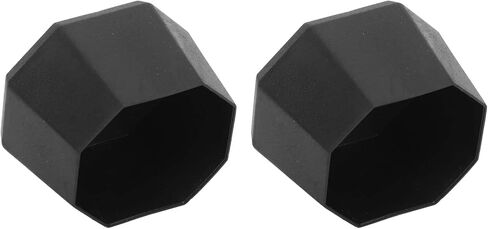 غطاء مؤخرة مضرب التنس، قطعتان من غطاء مؤخرة مضرب التنس، غطاء طرفي من السيليكون لمضرب كرة المضرب باللون الأسود in Kuwait