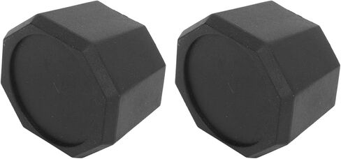 غطاء مؤخرة مضرب التنس، قطعتان من غطاء مؤخرة مضرب التنس، غطاء طرفي من السيليكون لمضرب كرة المضرب باللون الأسود in Kuwait