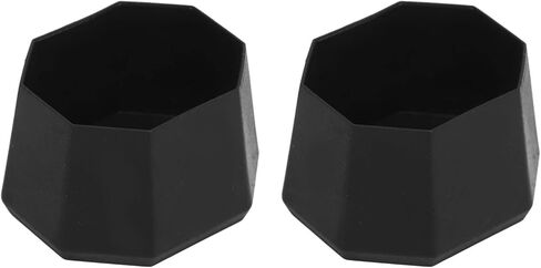 غطاء مؤخرة مضرب التنس، قطعتان من غطاء مؤخرة مضرب التنس، غطاء طرفي من السيليكون لمضرب كرة المضرب باللون الأسود in Kuwait