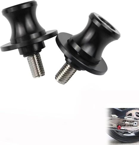 دراجة نارية 2 قطعة 10 مللي متر CNC سوينغ الذراع المتزلجون بكرات سوينغ الذراع حامل المسمار لياماها هوندا كاواساكي سوزيكي (ذهبي) in Kuwait