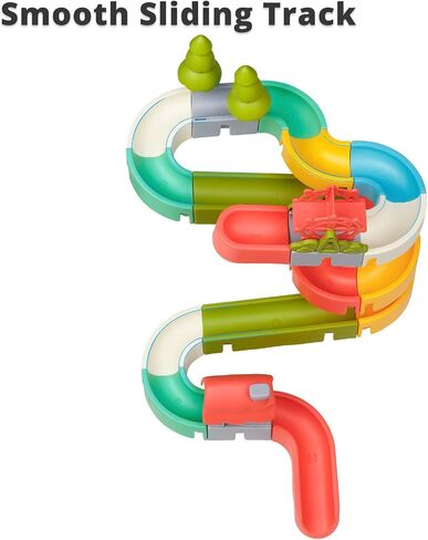 SOCBTNSO DIY Duck Slide Bath Toy Building Kit | 38 PCS for Bathtub Time, Birthday Gifts for Toddler 3+ Year Old and Kids 4-8 in Saudi Arabia