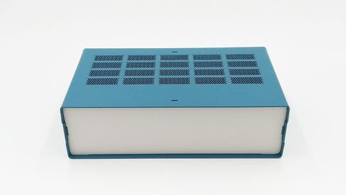 علبة صندوق الضميمة الإلكترونية DIY 2U 87 × 178 × 305 ملم. الألومنيوم الأزرق الكامل in Kuwait