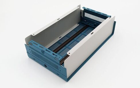 علبة صندوق الضميمة الإلكترونية DIY 2U 87 × 178 × 305 ملم. الألومنيوم الأزرق الكامل in Kuwait