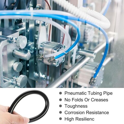 Pneumatic Tubing Pipe,3.2mm x 2mm Clear PU Polyurethane Tube,32.8FT 10M,PU Air Line Tubing Hose Tubes for Air Compressor,Fluid Transfer,Air Brake in Saudi Arabia