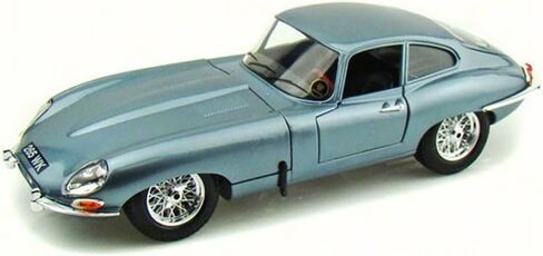 لعبة سيارة جاكوار E-Type كوبيه من Bburago 1961، باللون الأزرق 12044 - مقياس 1/18 in Saudi Arabia